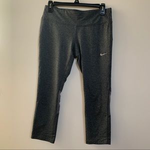 Nike Dri FIT Capri Leggings Charcoal